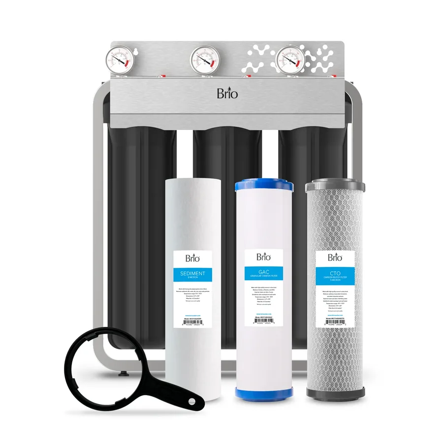 Brio 3-Stage Whole House Filtration System — 900 GPH