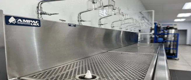 Crystal Alkaline Water filtration faucets and refill stations